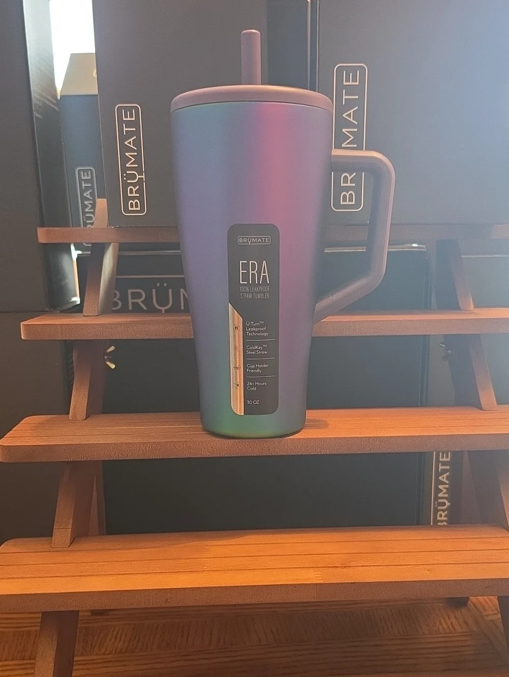 ERA 30oz Insulated Travel Mug - Iridescent Purple Gradient